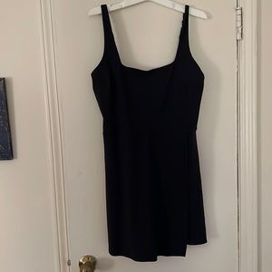 Black Abercrombie & fitch exercise dress, size medium. Shorts built in under